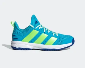 Adidas scarpa da pallavolo da ragazzo Stabil Jr FU8402 signal cyan green royal