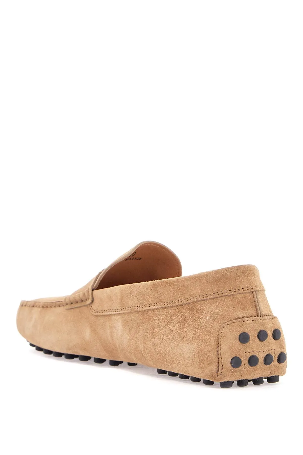 bisquit leather moccasin with rubber sole XXM22L00010RE0 BISCOTTO