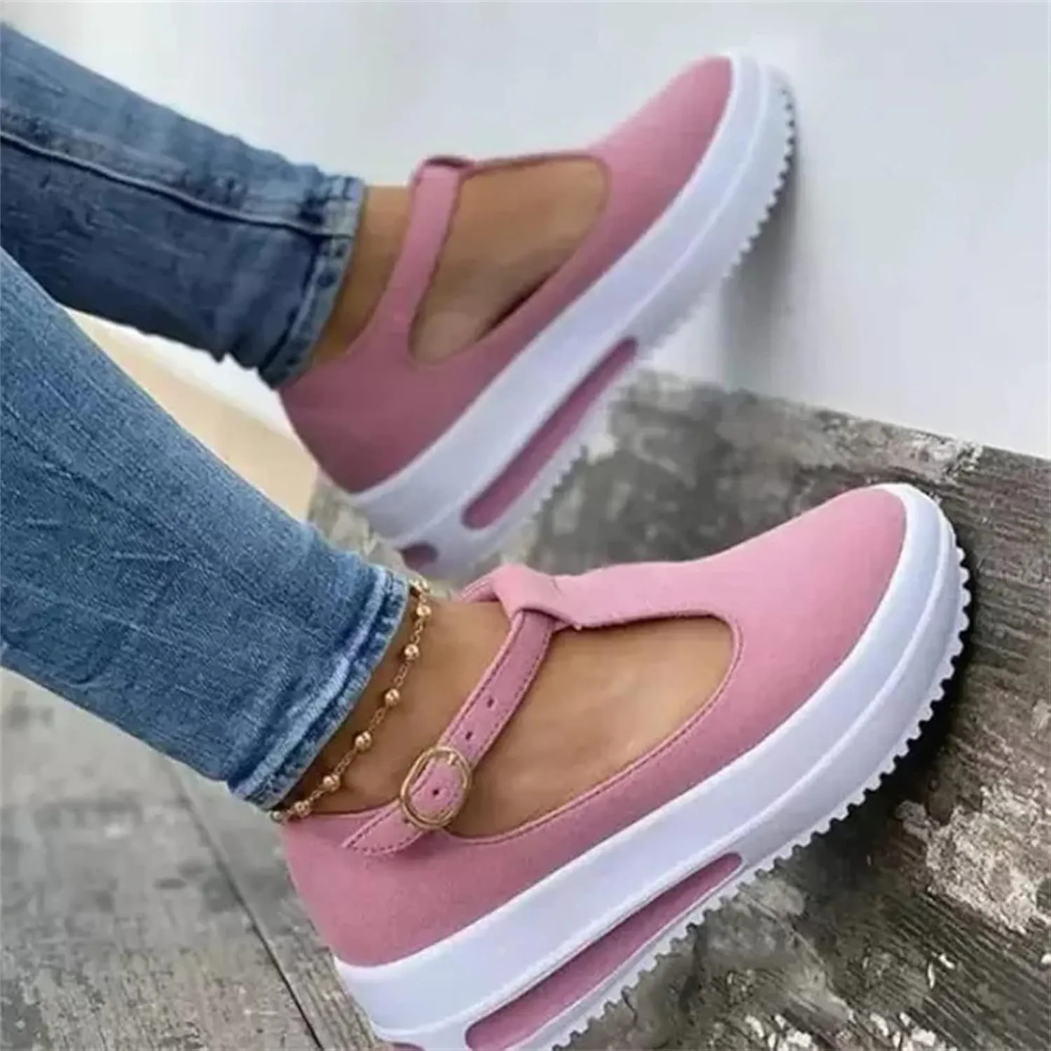 Lausiuoe Womens Shoes Dressy Casual Flats Loafers Fashion Canvas Shoes Non-Slip Casual Comfortable Walking Slip On Sneakers