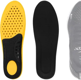 Linkidea 2 Pairs Arch Support Shoe Insoles Compatible with Nike Dunk Low, TR3, 1 '07 LV8, Replacement Shoe Inserts, Shock Absorption and Cushioning for Feet Relief (US Men 7-7.5/Women 8.5-9)
