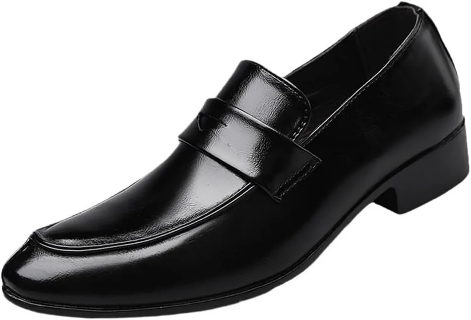 Mens Formal Loafers Shoes Breathable Slip On Comfortable Driving Style Casual Events Business Outdoors Wedding