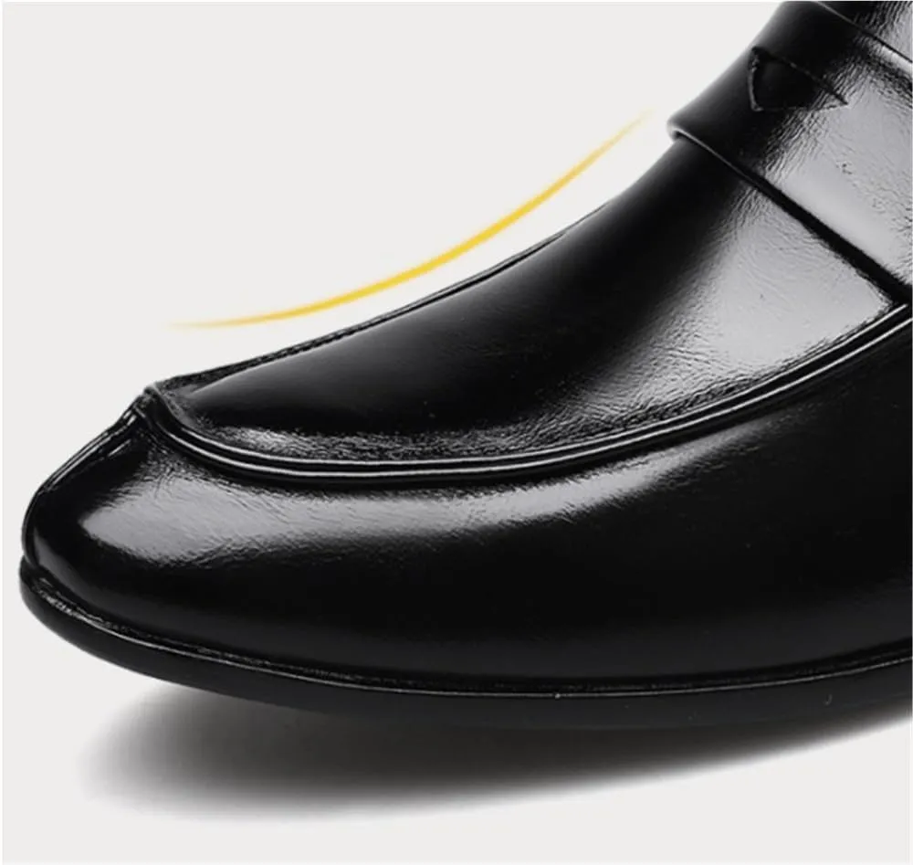 Mens Formal Loafers Shoes Breathable Slip On Comfortable Driving Style Casual Events Business Outdoors Wedding