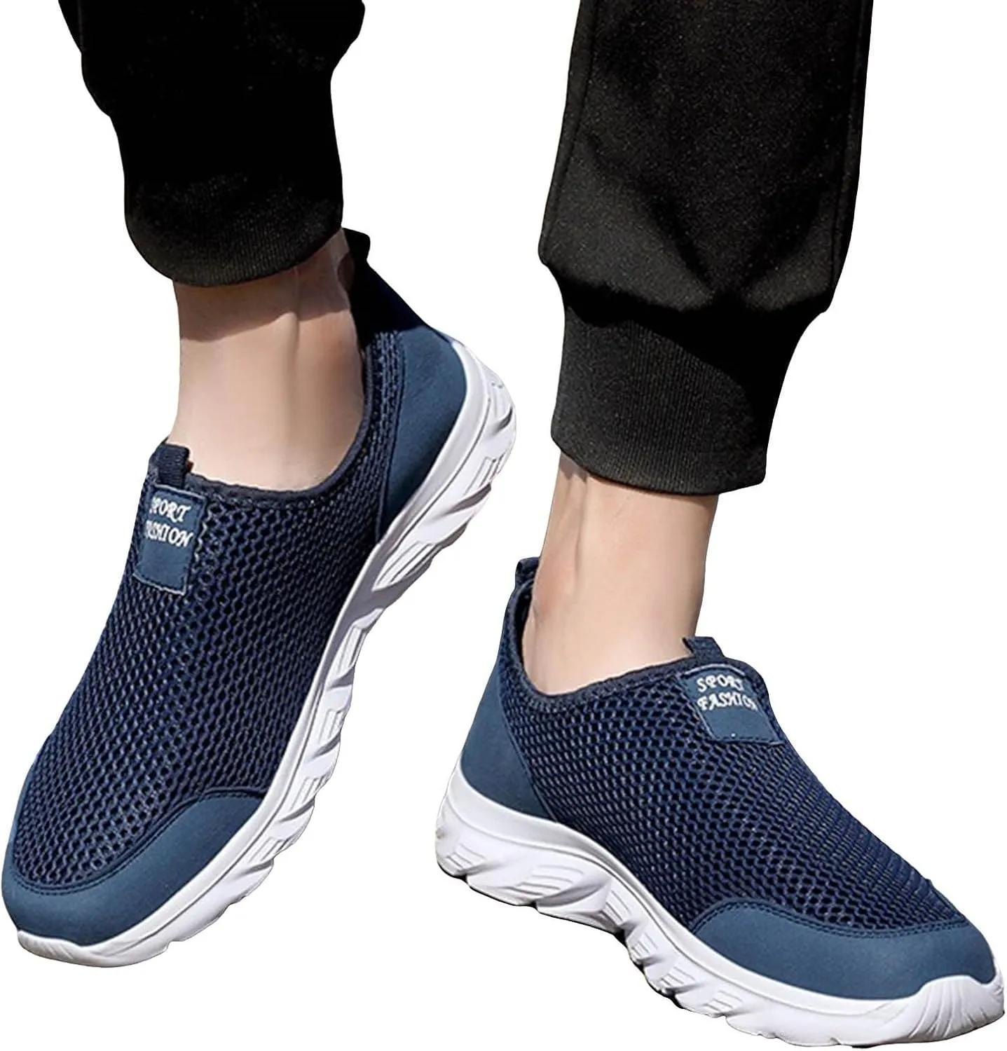 Mens Slip on Shoes Mens Tennis Shoes Shoe for Men Walking Shoe for Men Casual Lightweight Sneaker