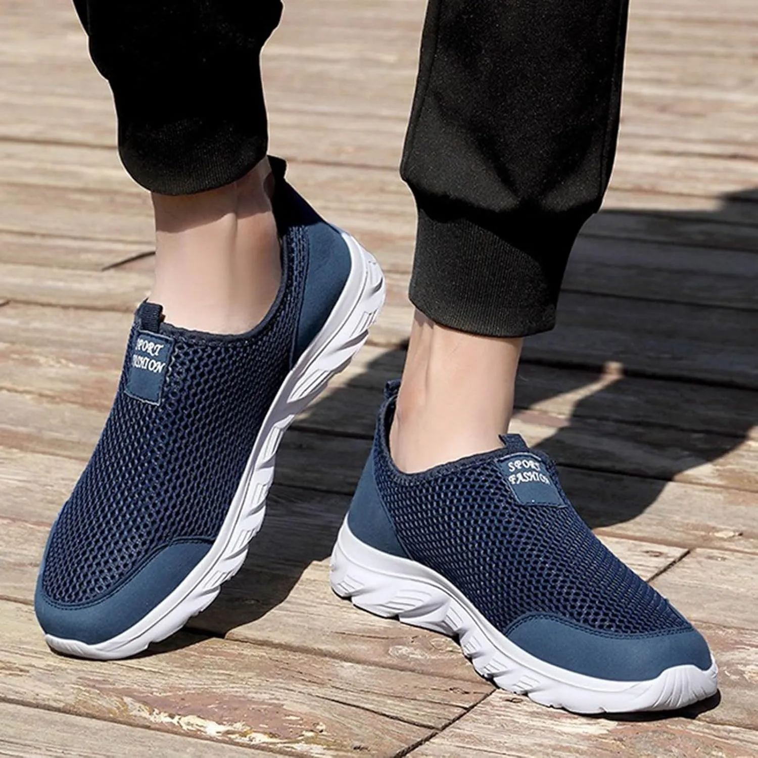 Mens Slip on Shoes Mens Tennis Shoes Shoe for Men Walking Shoe for Men Casual Lightweight Sneaker