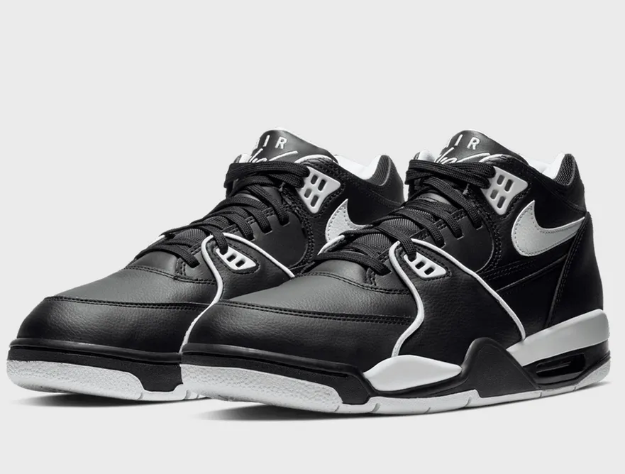 Nike scarpa Sneakers da uomo Air Flight 89 CU4833 015 nero-bianco
