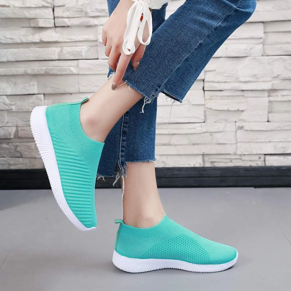 Orthopedic Slip On Casual Shoes for Women Walking Sneakers with Arch Support Comfortable Loafers Plantar Fasciitis Relief Foot Pain Diabetic Feet