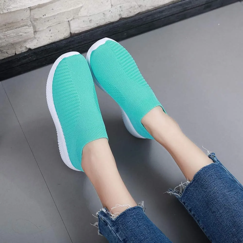 Orthopedic Slip On Casual Shoes for Women Walking Sneakers with Arch Support Comfortable Loafers Plantar Fasciitis Relief Foot Pain Diabetic Feet