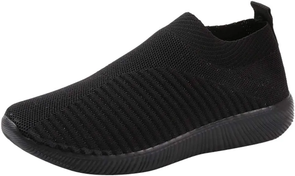 Women's Fashion Sneaker Non Slip Breathable Lightweight Comfortable Lace Up Sparkly Tennis Shoes for Women Womens Loafer Flats No Lace Sneakers Women