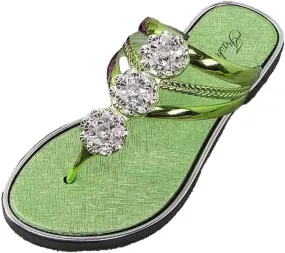 Womens Flip Flops Beach Comfort Thong Style Sandals in Summer Womens Wide Width Slippers with Arch Support