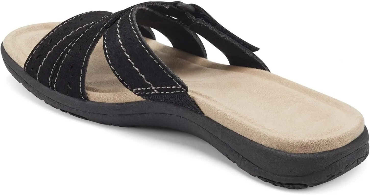 Womens Wide Orthopedic Sandals with Foot Support for Comfortable Walking Arch Supported Design Edge Dressy Low Heel Support Casual Slip on Summer 2025 Flip Flops Shoes Wedge